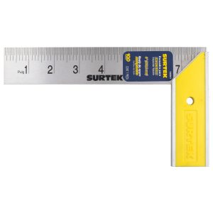Escuadra de carpintero 8" con mango de plástico
