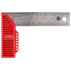 Escuadra de carpintero 8" con mango de plástico